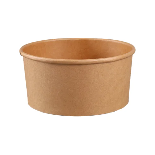 Salad Bowl 1000ml S · Round Kraft Salad Bowls (lids) · product image
